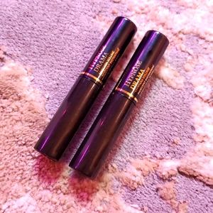Travel size 2 mascaras,  Lancome, black.